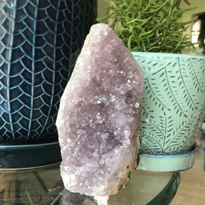 Lilac amethyst crystal cluster